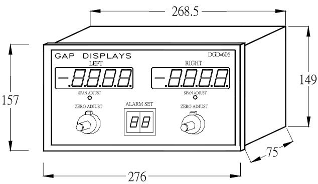DGD-606间隙显示器/间隙显示控制器